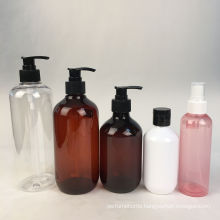 PET plastic round bottles for cosmetics skin care hand wash sanitizer chlorine disinfection ethyl alcohol